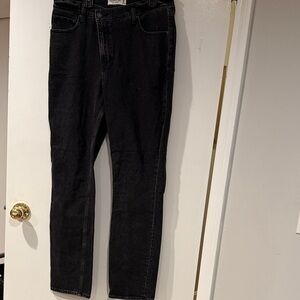 Abercrombie & Fitch Women's High Rise Jeans - Black
